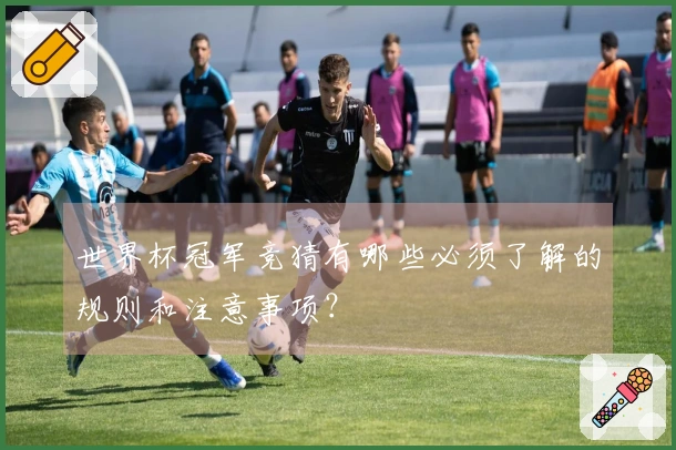 世界杯冠军竞猜有哪些必须了解的规则和注意事项?